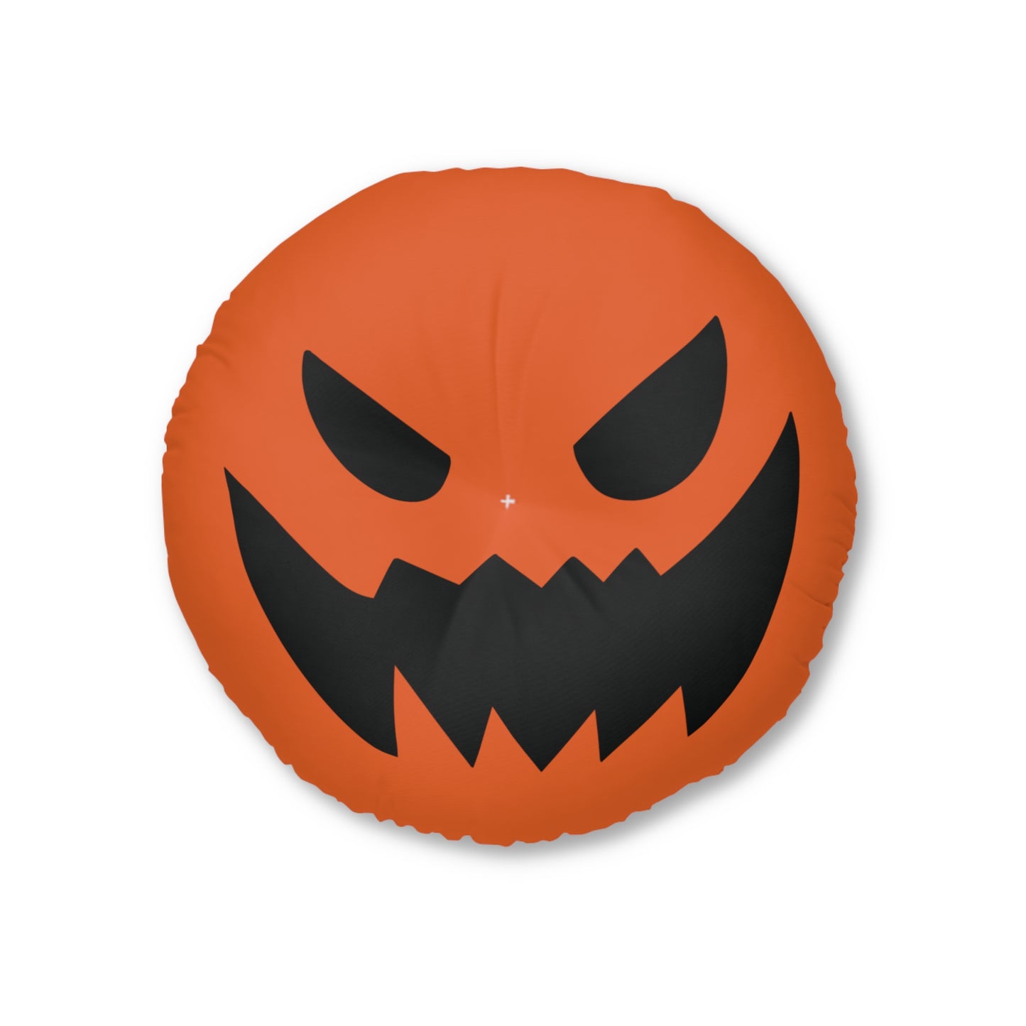 Jack O'Lantern Pumpkin Tufted Floor Pillow