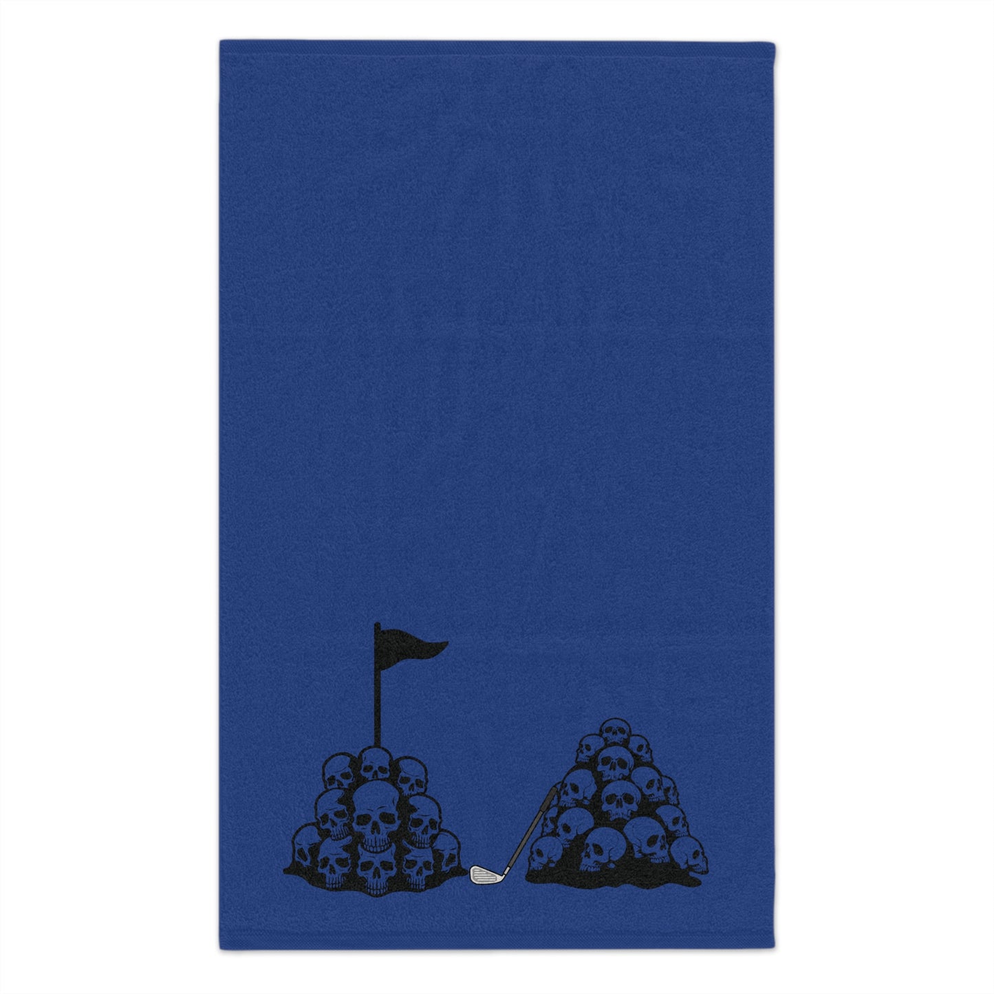 Skull Pile Golf Towel, 11x18