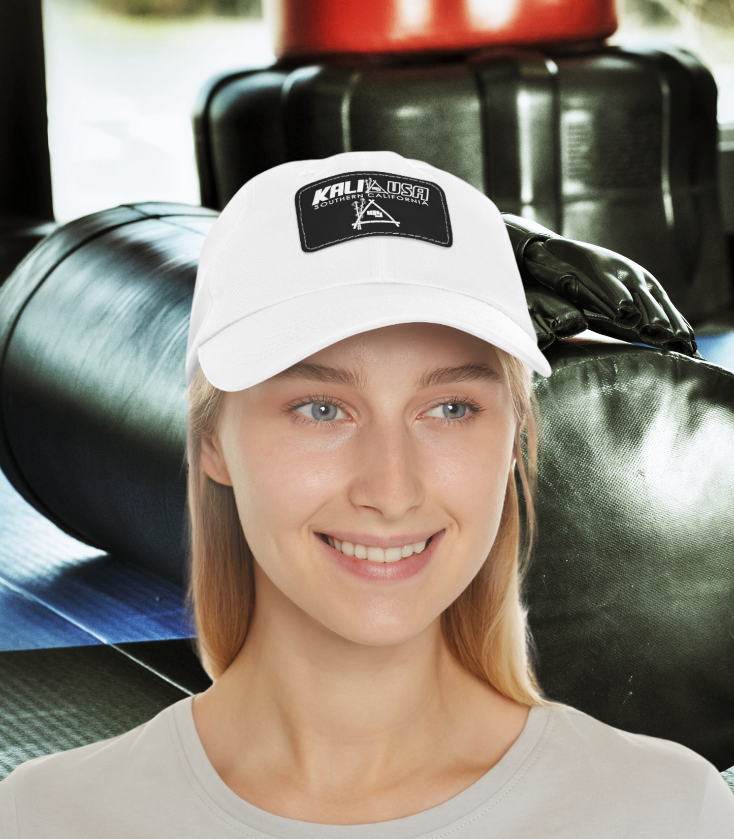 Kali USA Baseball Hat White Logo