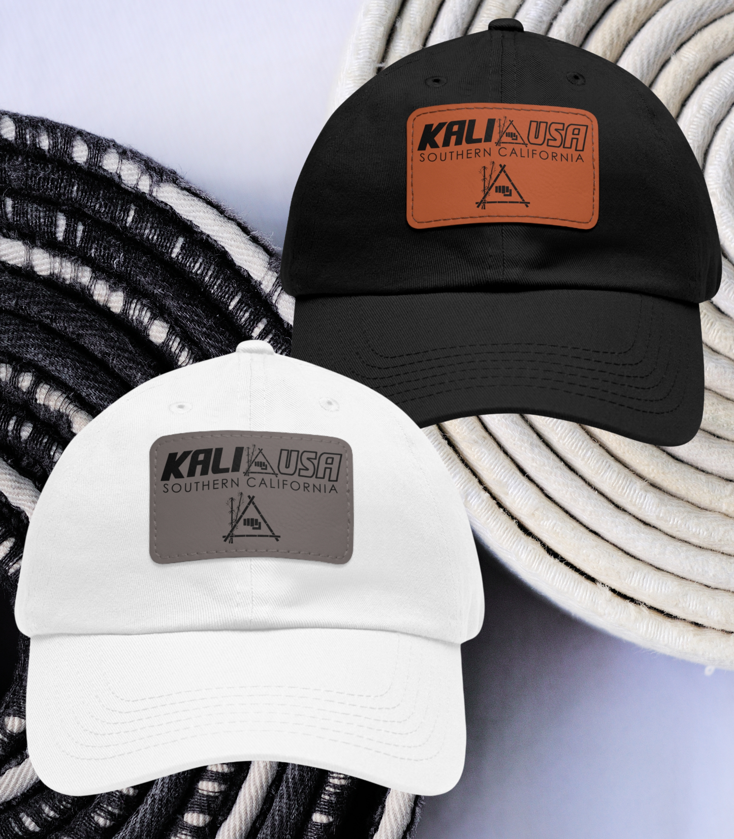 Kali USA Baseball Hat Black Logo