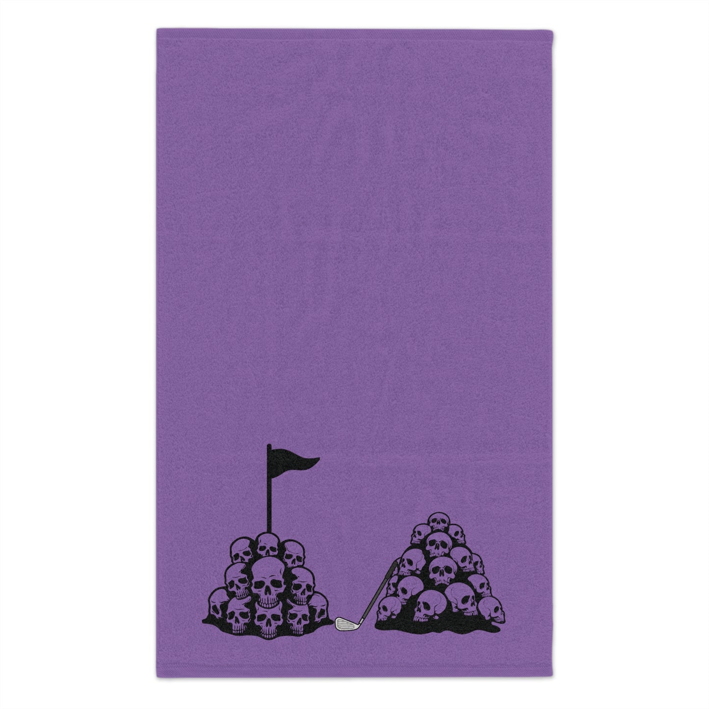 Skull Pile Golf Towel, 11x18