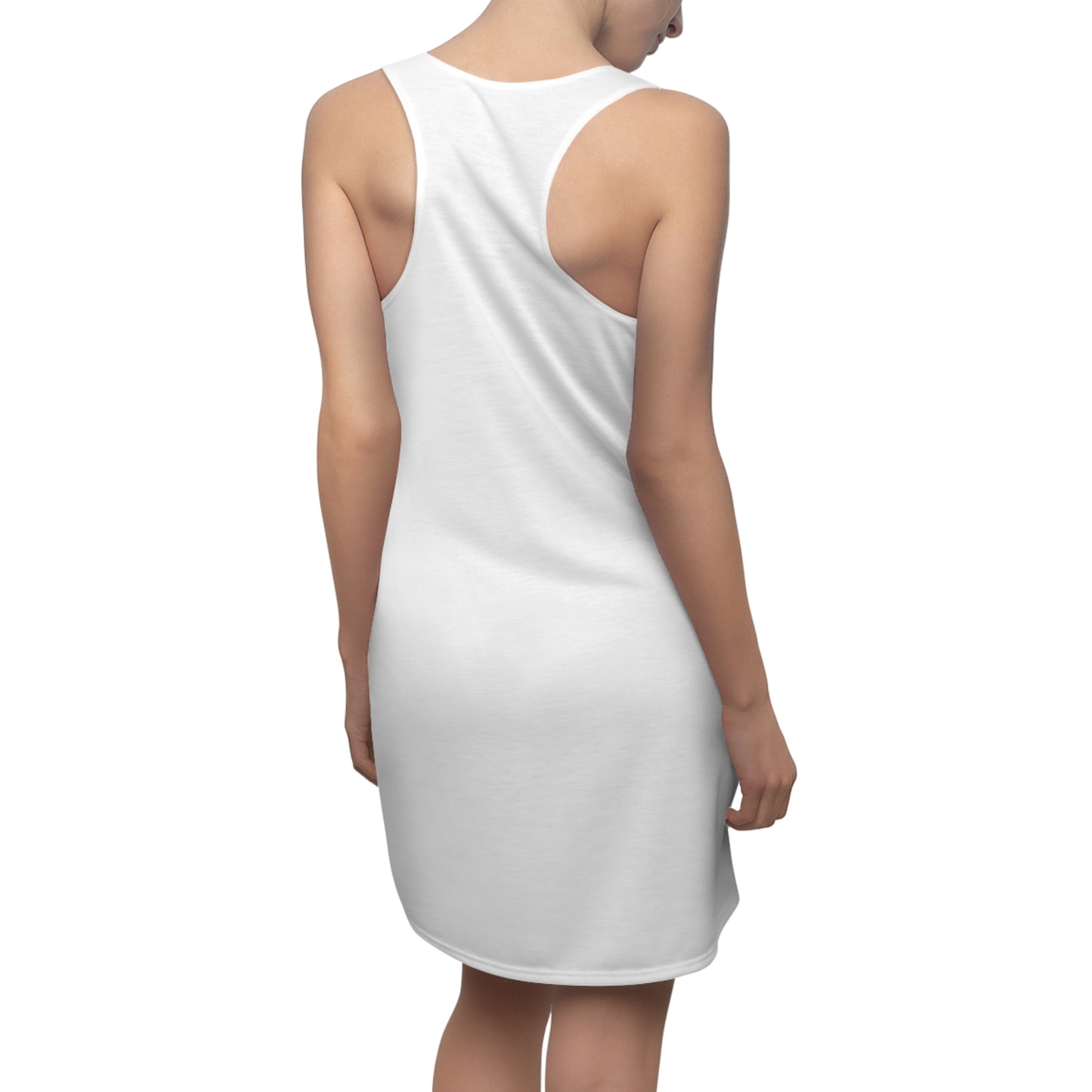 Seashell Birthstone Racerback Dress WHT
