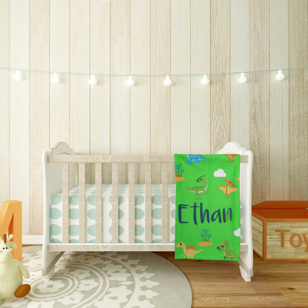 Dino Cozy Plush Fleece Blanket - 50x60