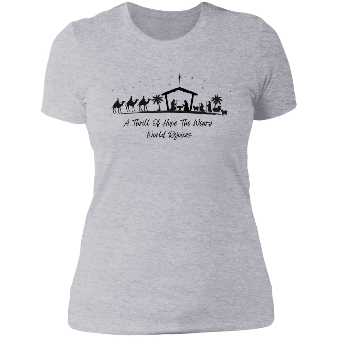 World Rejoice Ladies' Boyfriend T-Shirt