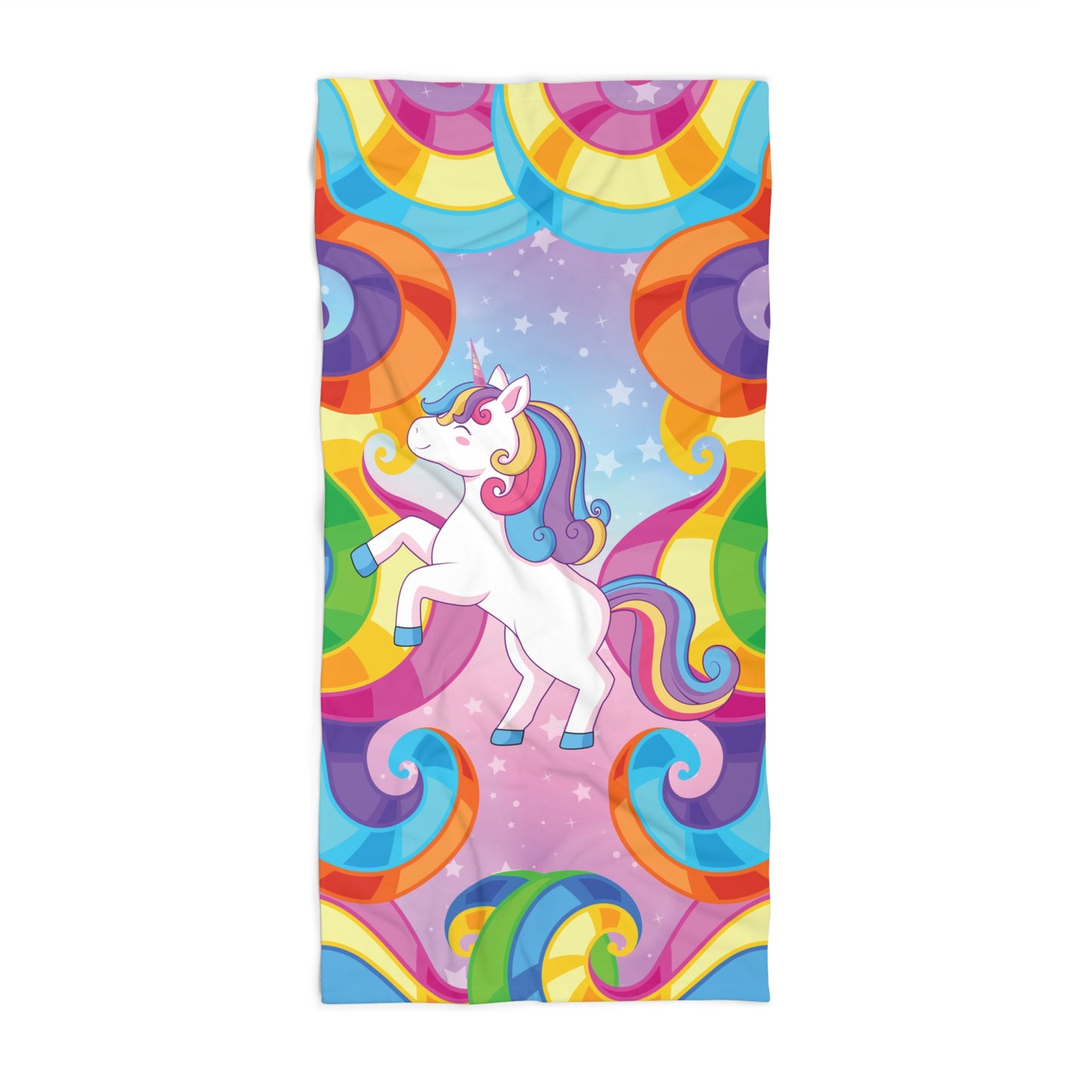 Rainbow Unicorn 30"x60" Colorful Beach Towel