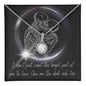 Dark Side to Love Hope Necklace