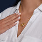 To my Daughter from Dad Interlocking Hearts Necklace