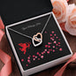 Cupid's Chokehold Interlocking Heart Necklace
