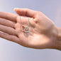 To my Daughter from Dad Interlocking Hearts Necklace