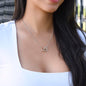 To my Daughter from Dad Interlocking Hearts Necklace