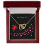 Cupid's Chokehold Interlocking Heart Necklace