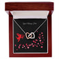 Cupid's Chokehold Interlocking Heart Necklace