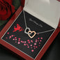 Cupid's Chokehold Interlocking Heart Necklace