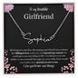 To My Beautiful Girlfriend Name Necklace