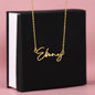 To My Beautiful Girlfriend Name Necklace