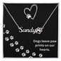 Dog Paw Name Nacklace