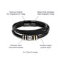 To My Wonderful Husband "Love You Forever" Bracelet