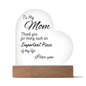 To My Mom Plaque