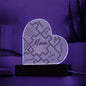 Mom Piece Heart Plaque