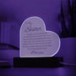 Sister Acrylic Plaque