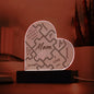 Mom Piece Heart Plaque