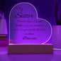 To my Sister Plaque