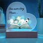 One More Story Heart Plaque