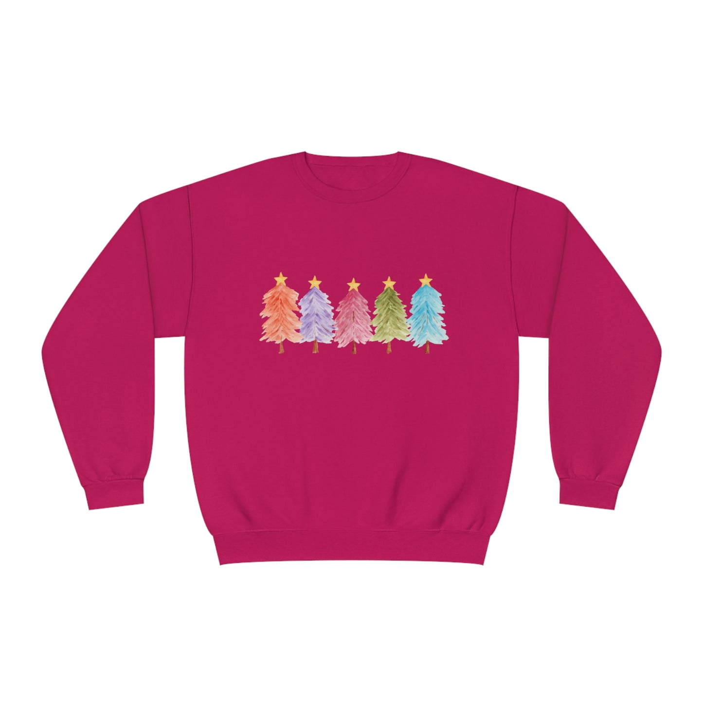 Colorful Trees NuBlend® Crewneck Sweatshirt