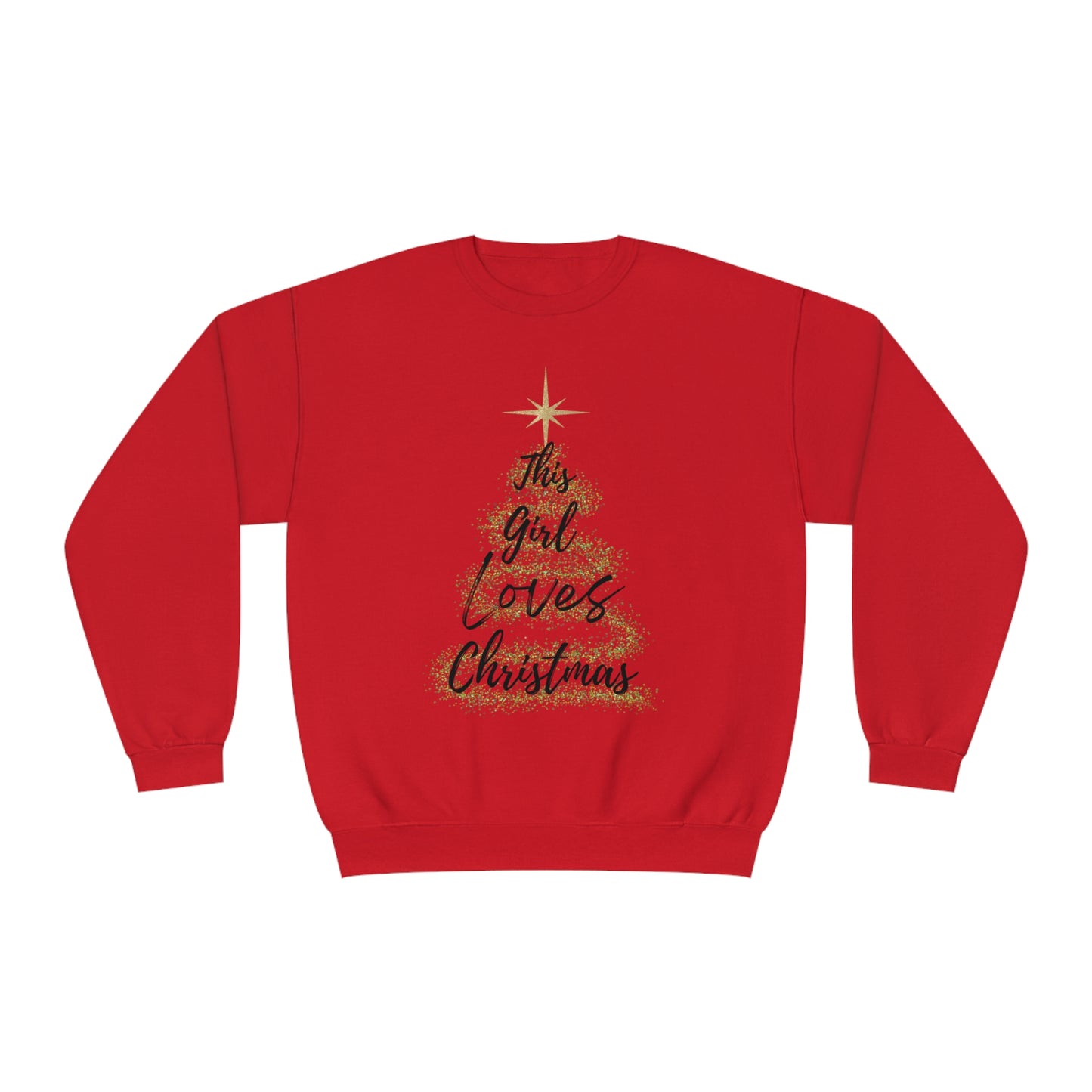 This Girl Loves Christmas NuBlend® Crewneck Sweatshirt