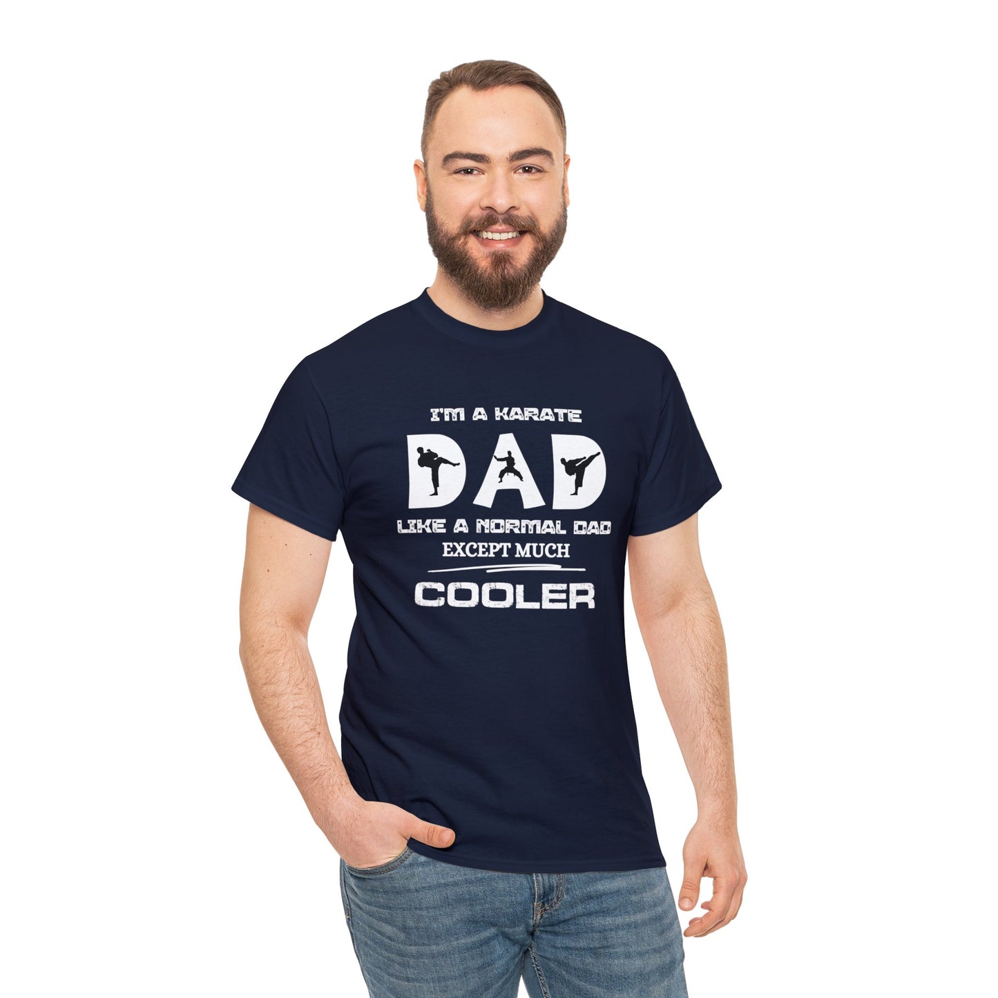 Karate Dad humor men's shirt