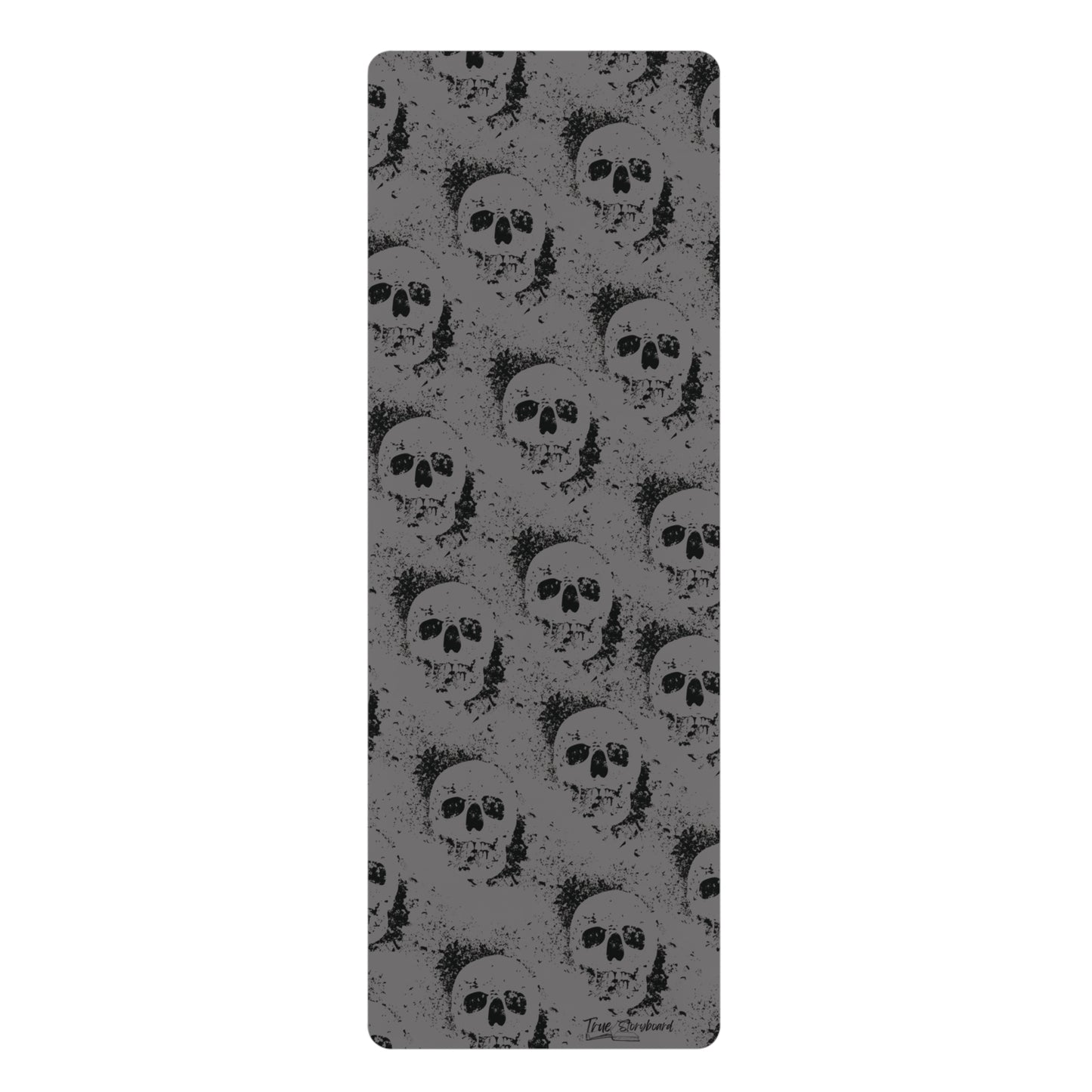 Skull Yoga Mat anti-slip yoga mat rubber bottom full print Skull design exercise floor mat