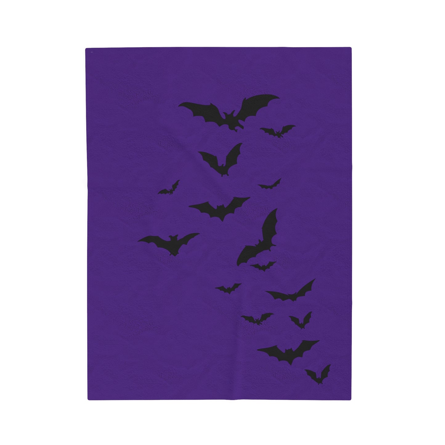 Bat Blanket Purple Velveteen Plush Blanket