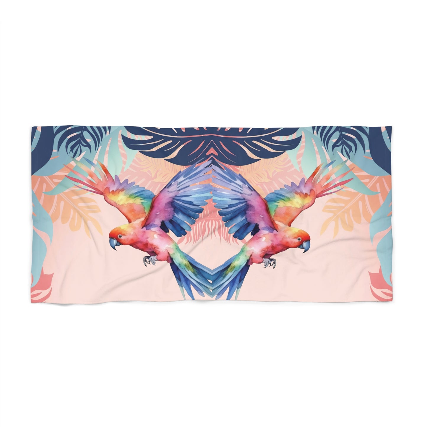 Tropic Birds Colorful 30"x60" Beach towel