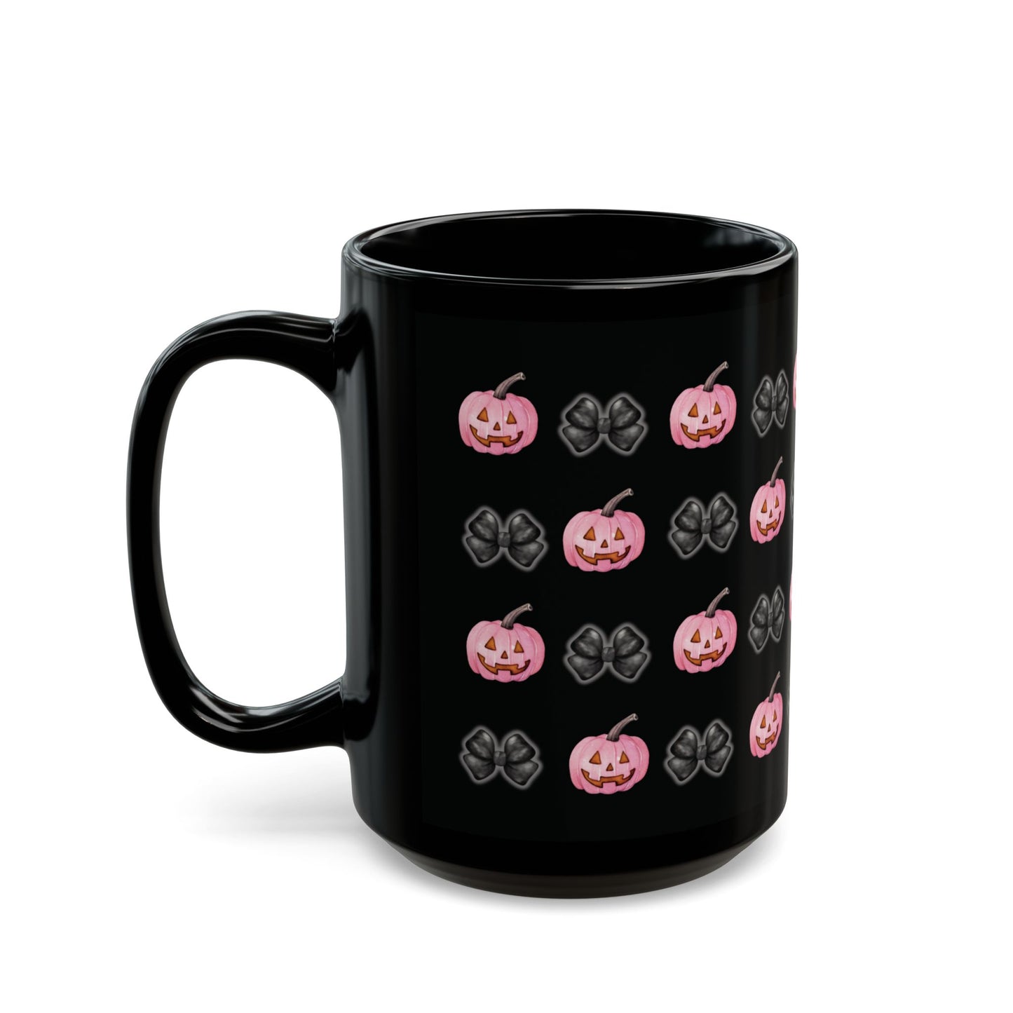 Pink Pumpkin Print Mug