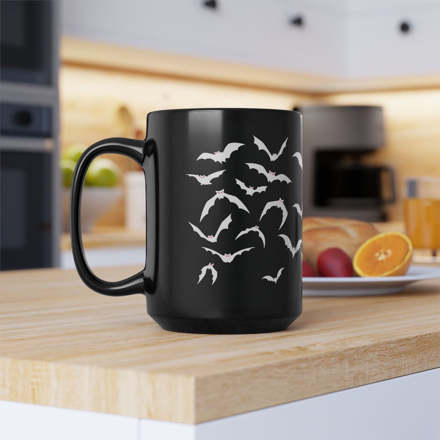 Bat Swarm Pattern Mug