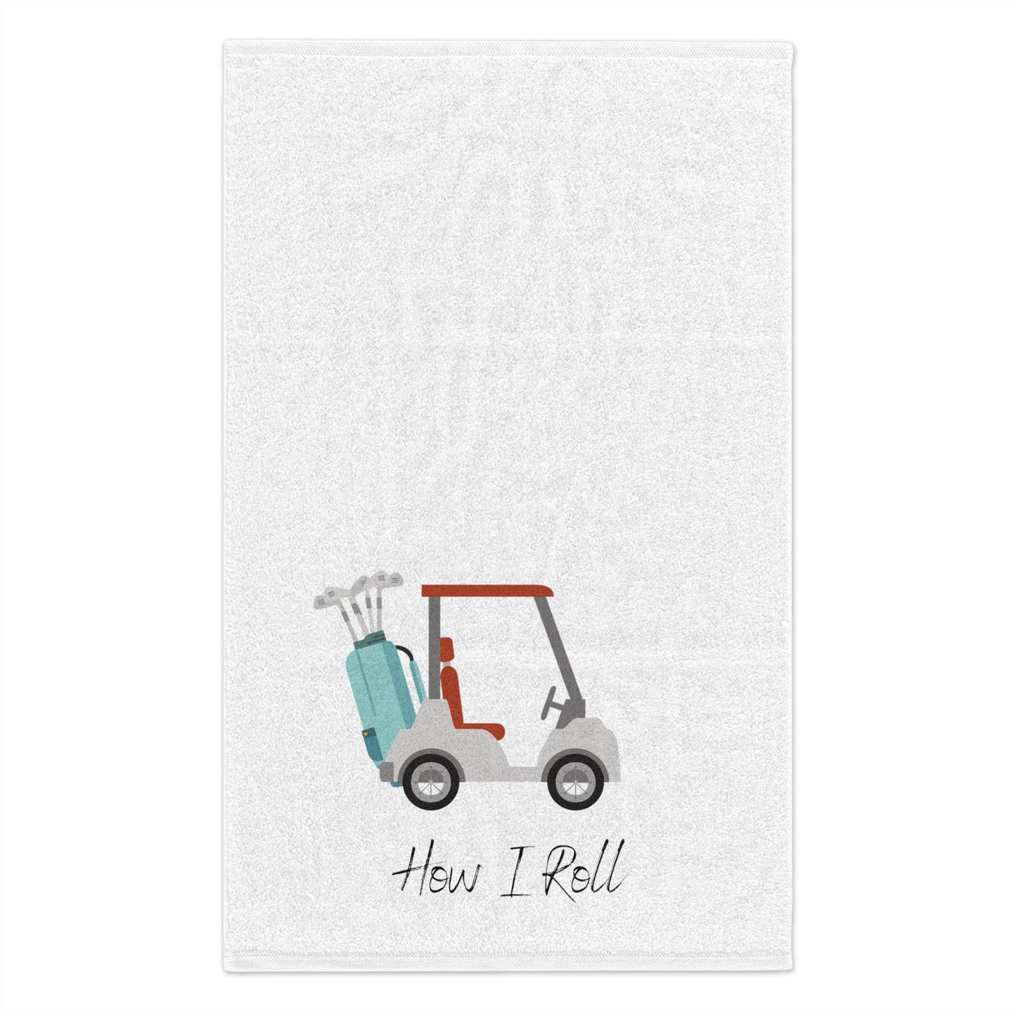 Golf Carts How I roll Golf Towel, 11x18