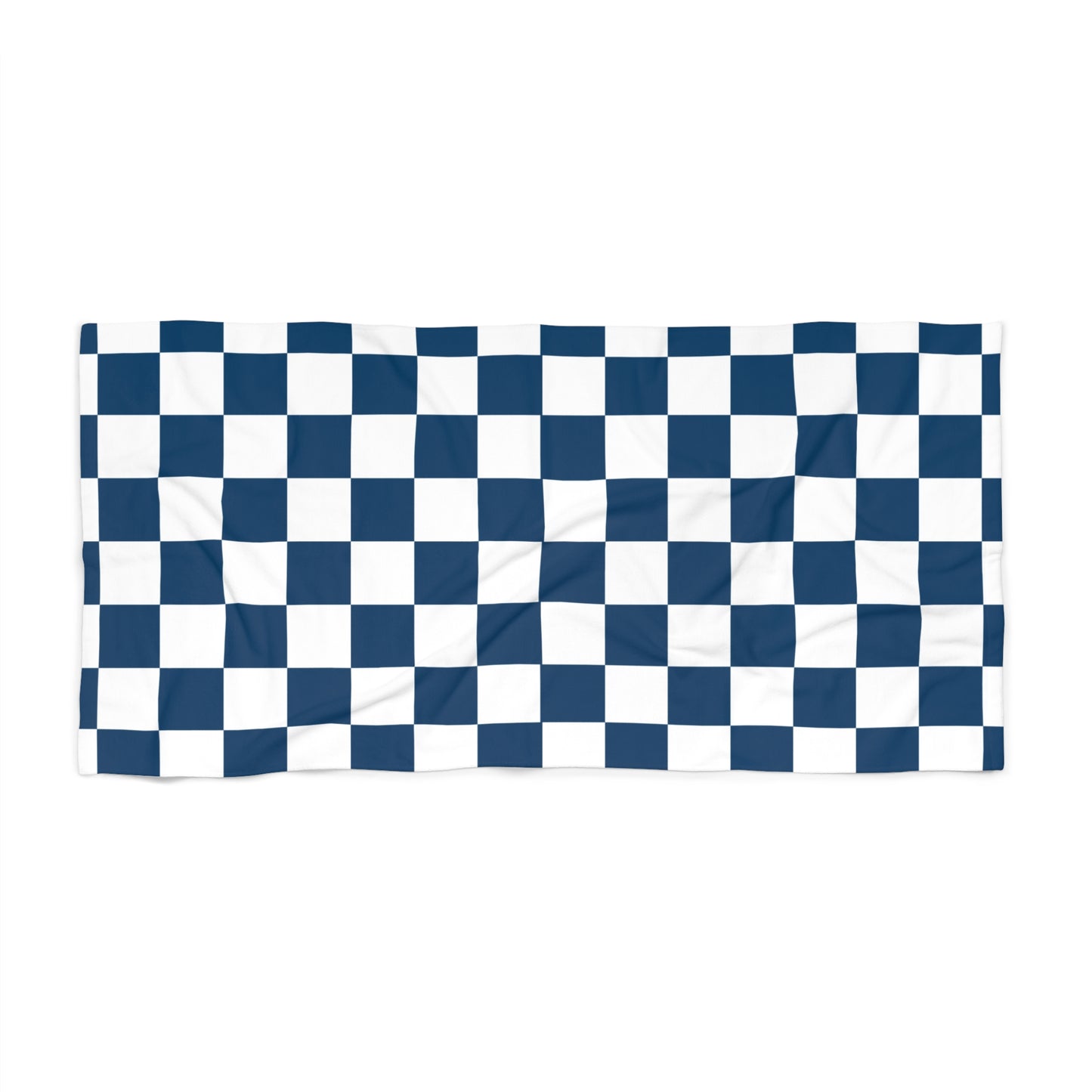 Blue Checkered 30"x60" Beach Towel