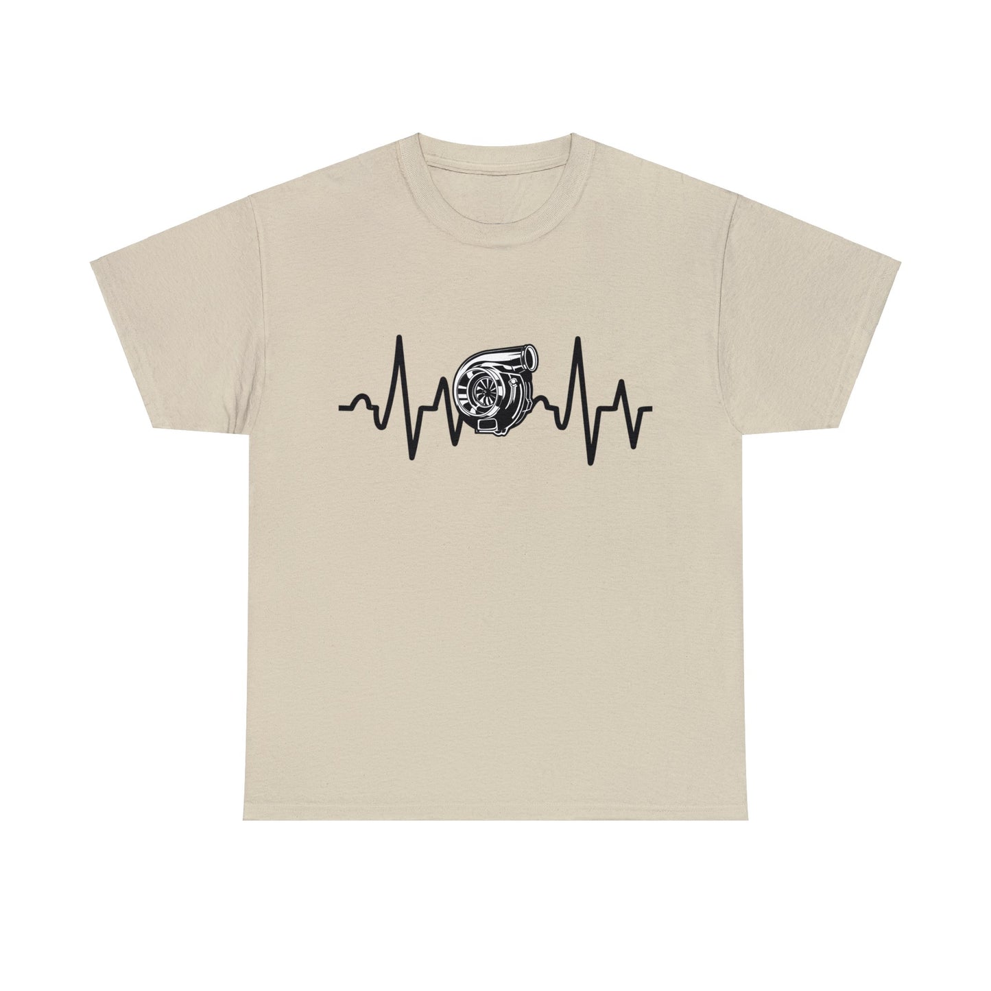 Turbo Heart Beat Unisex Shirt Wht