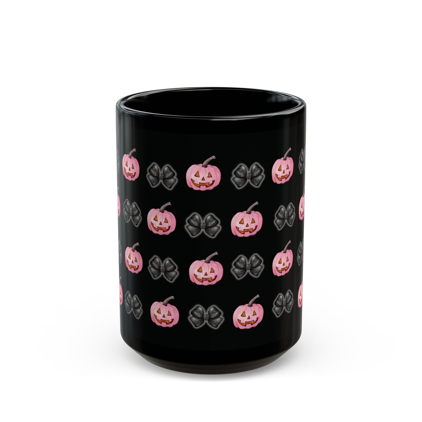 Pink Pumpkin Print Mug