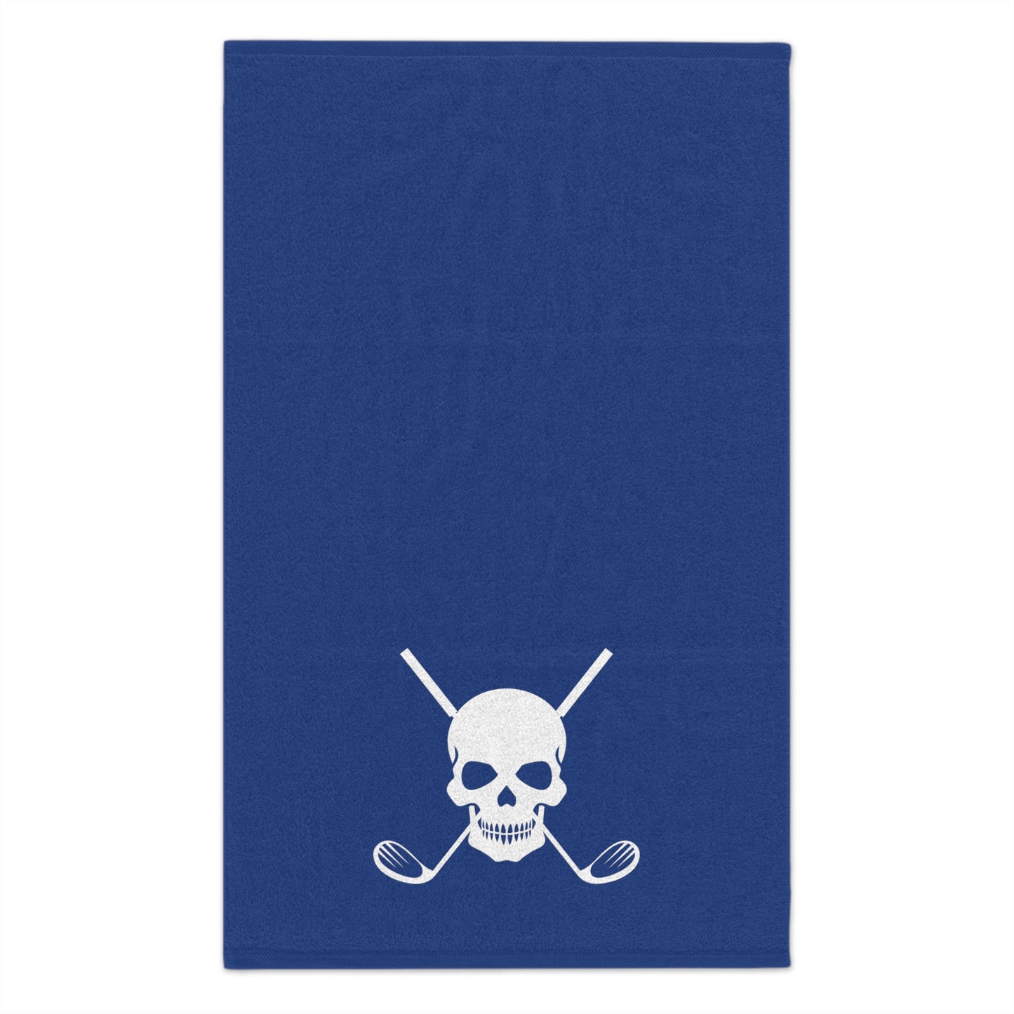 Grey Cross Skull Golf Rally Towel, 11x18