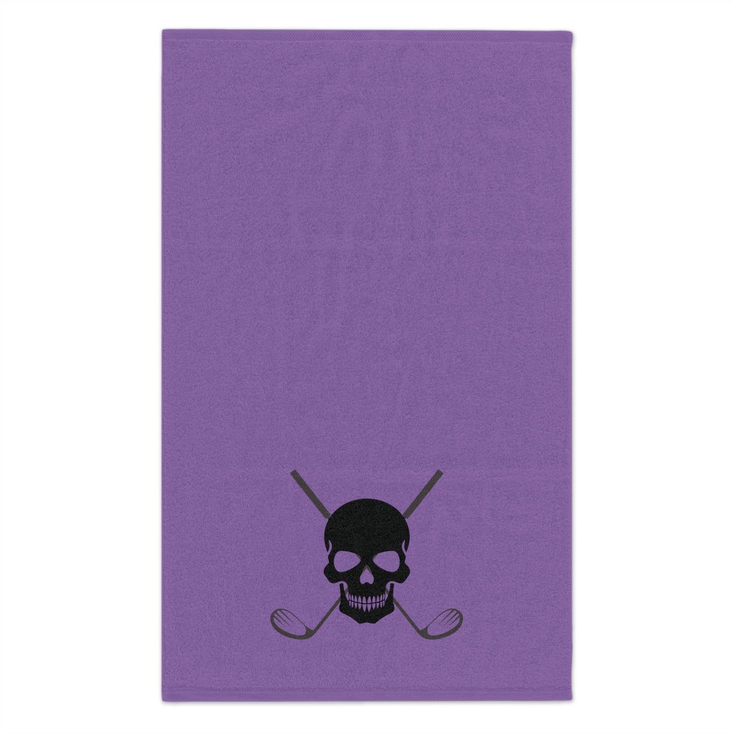 Grey Cross Skull Golf Rally Towel, 11x18