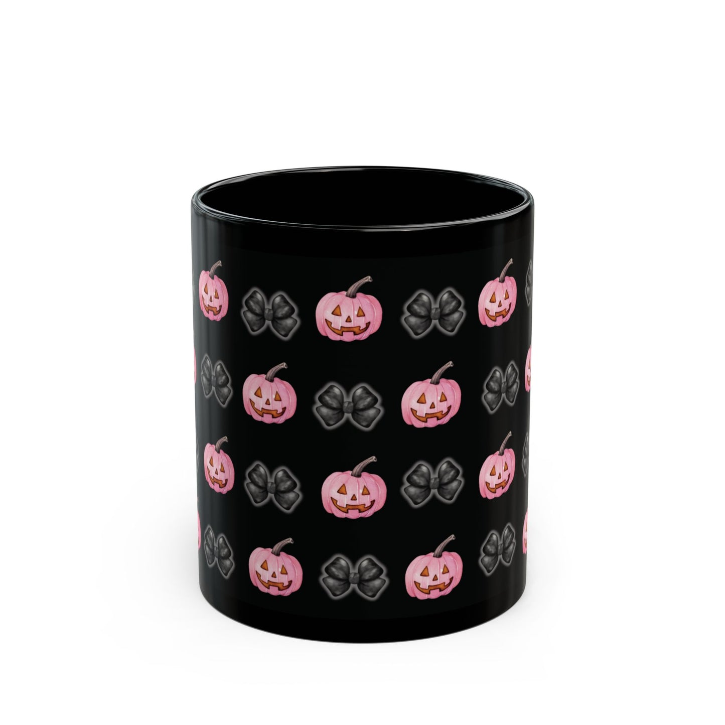 Pink Pumpkin Print Mug