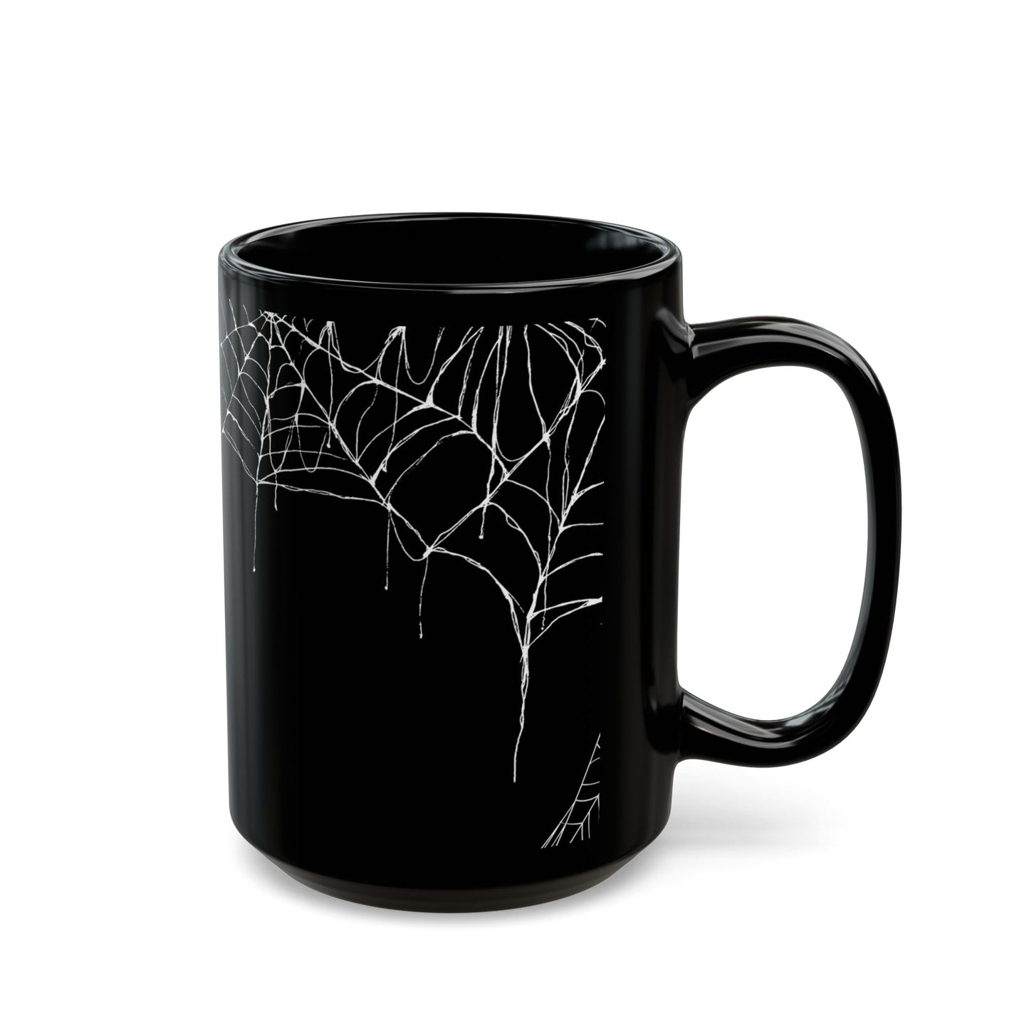 Spider Web Print Mug