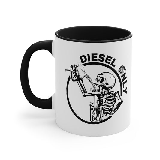 Diesel Only car humor coffee mug , 11oz