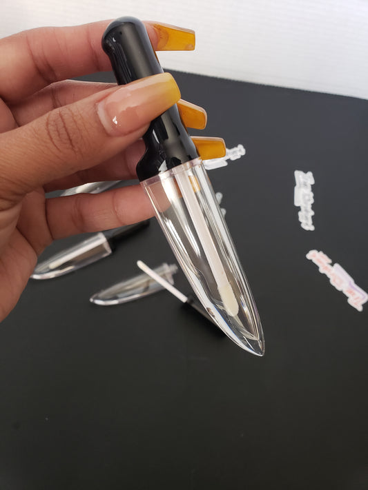 Knife Lip gloss tubes Empty