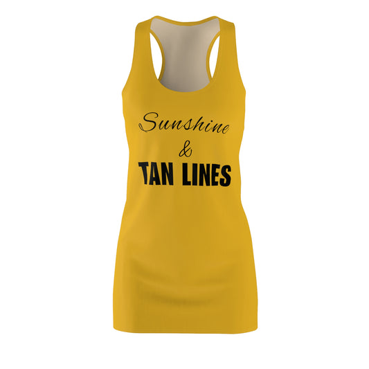 Sunshine Women's Racerback Dress  YLW