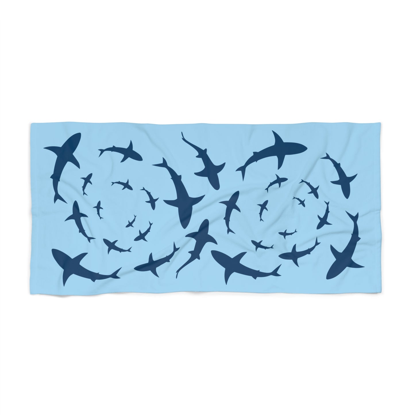 Shark Pool 30"x60" Beach Towel