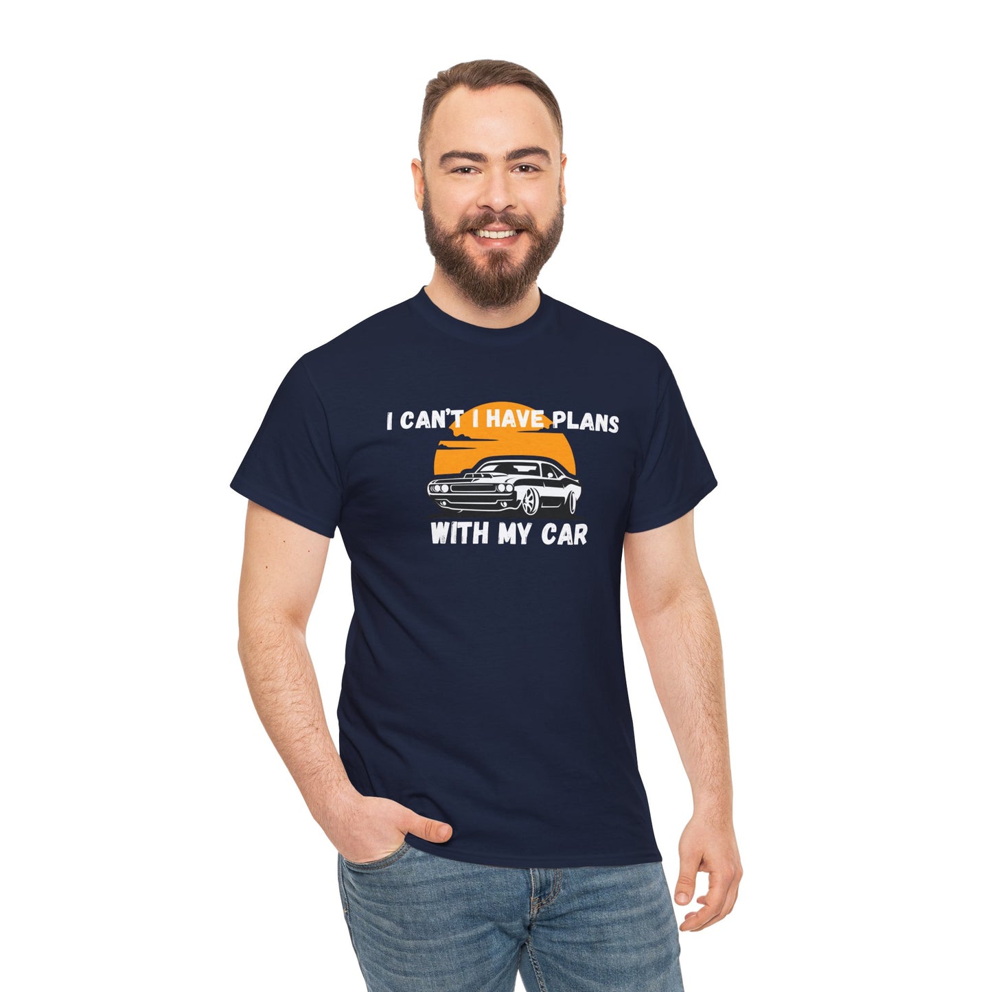 Plans With My Car Shirt for Car Guys