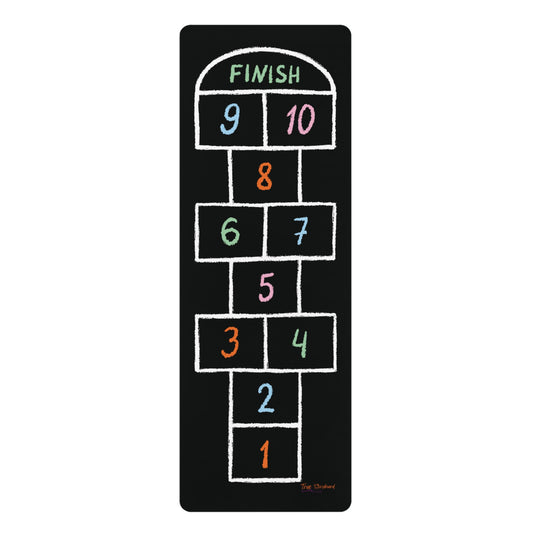 Hopscotch Yoga Mat Rubber bottom