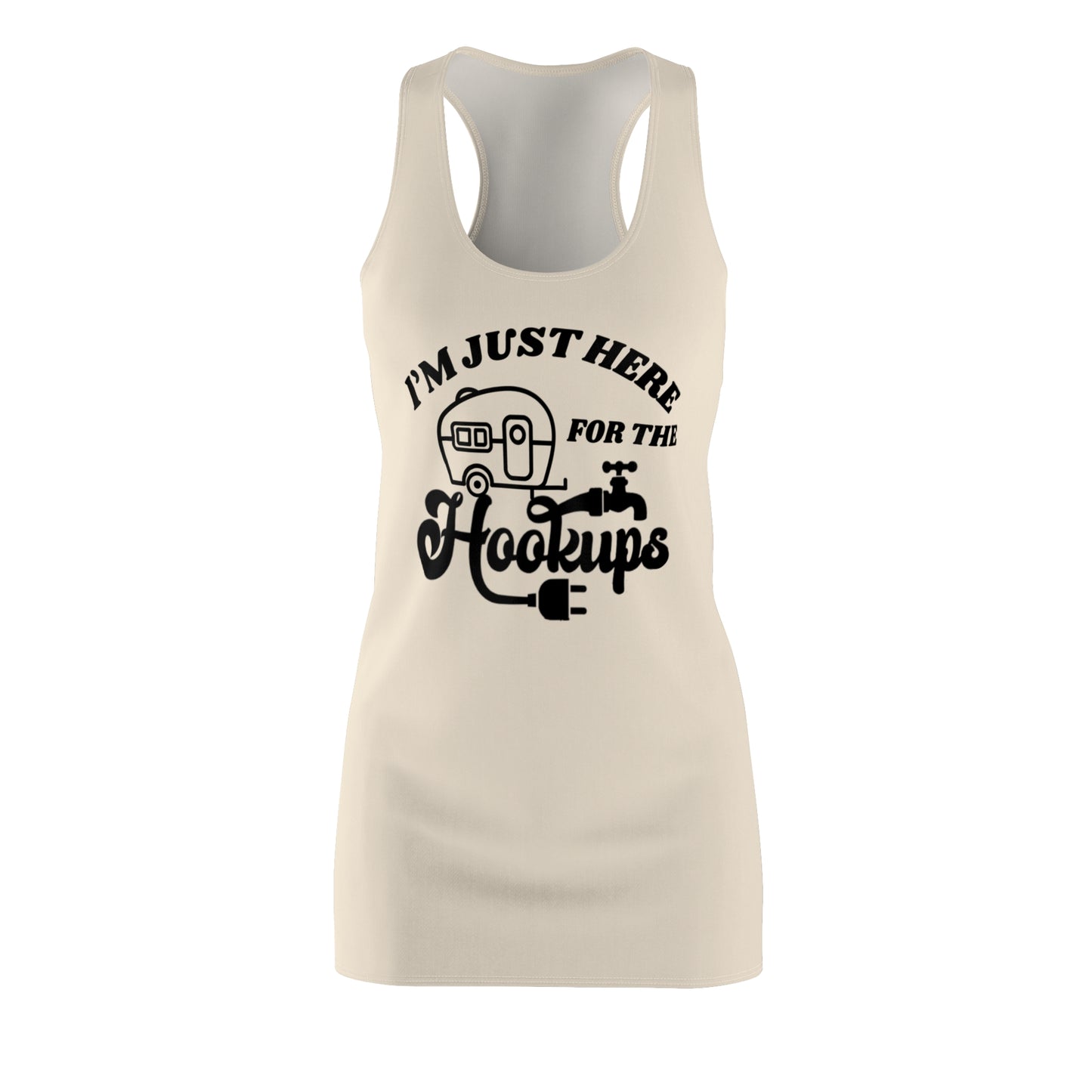 Hookups Women's Racerback Dress Sand